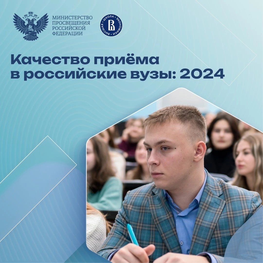 Качество приема в российские вузы: 2024.